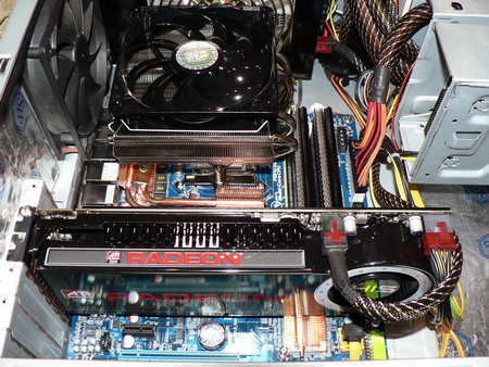 his hd4870x2 fired up